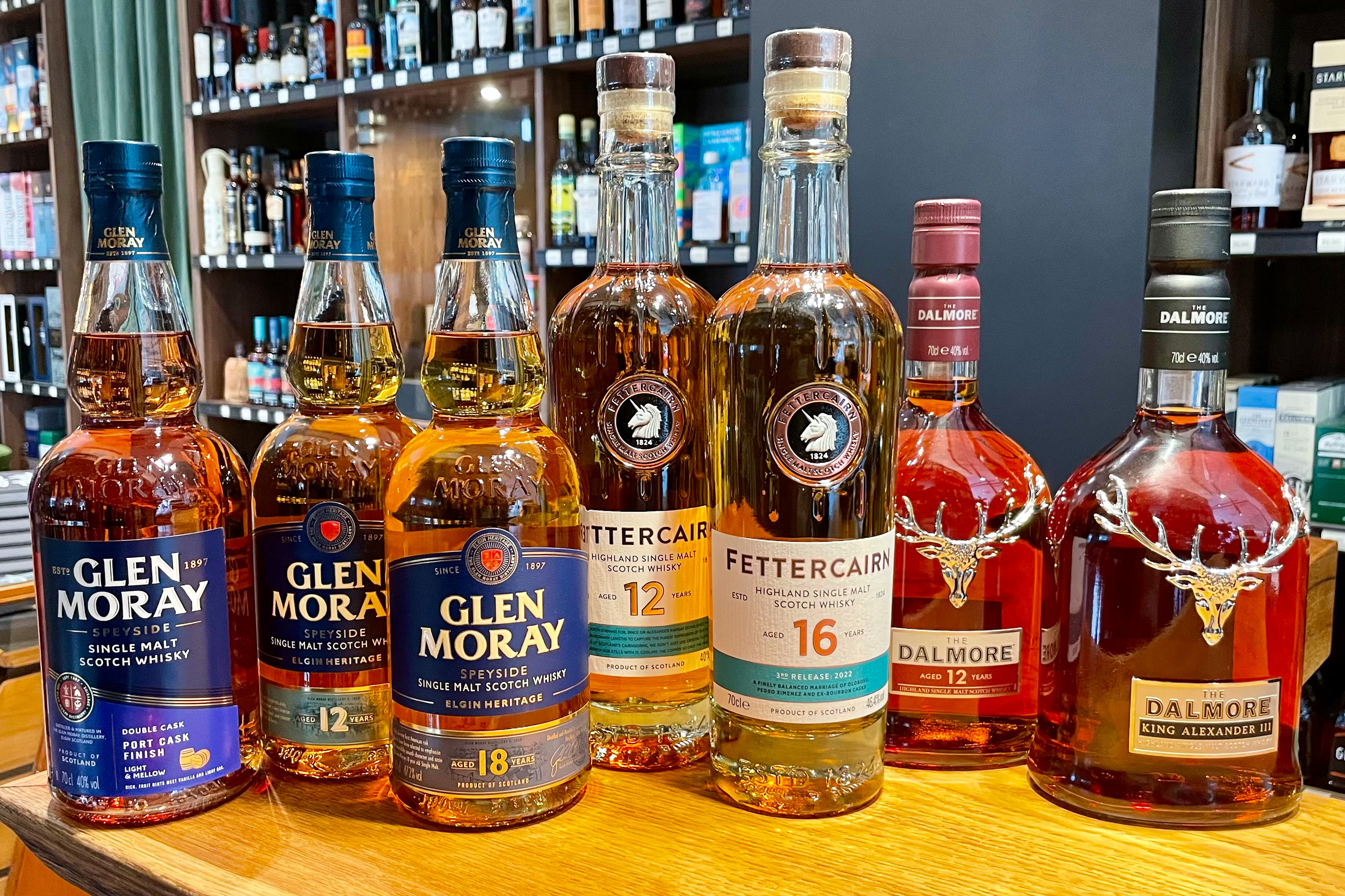 Drei Distilleries, drei Regionen, ein Importeur